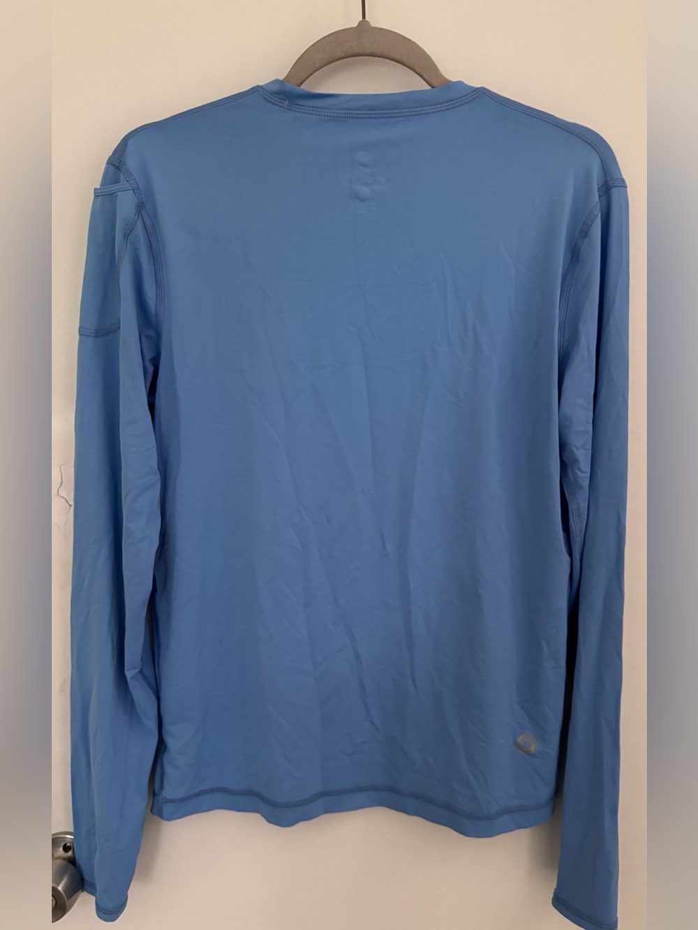 BloqUV Women’s Long Sleeve Sun Shirt UPF 50+ Blue Athletic Top Size L - Picture 6 of 8